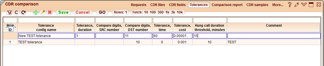 5gVision CDR comparison, Cdrcomp preparation steps