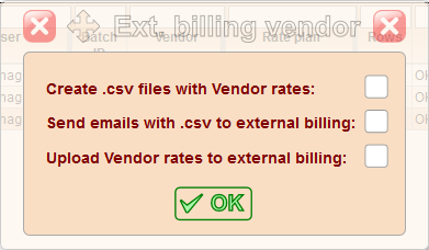 5gVision Rate management, Rate import