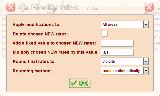 5gVision Rate management, Rate generation