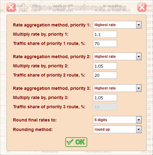 5gVision Rate management, Rate analysis