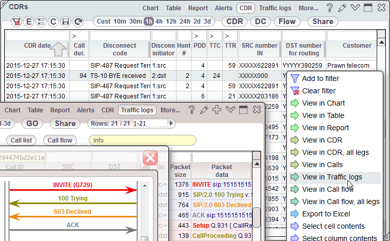 Cross-links to other modules